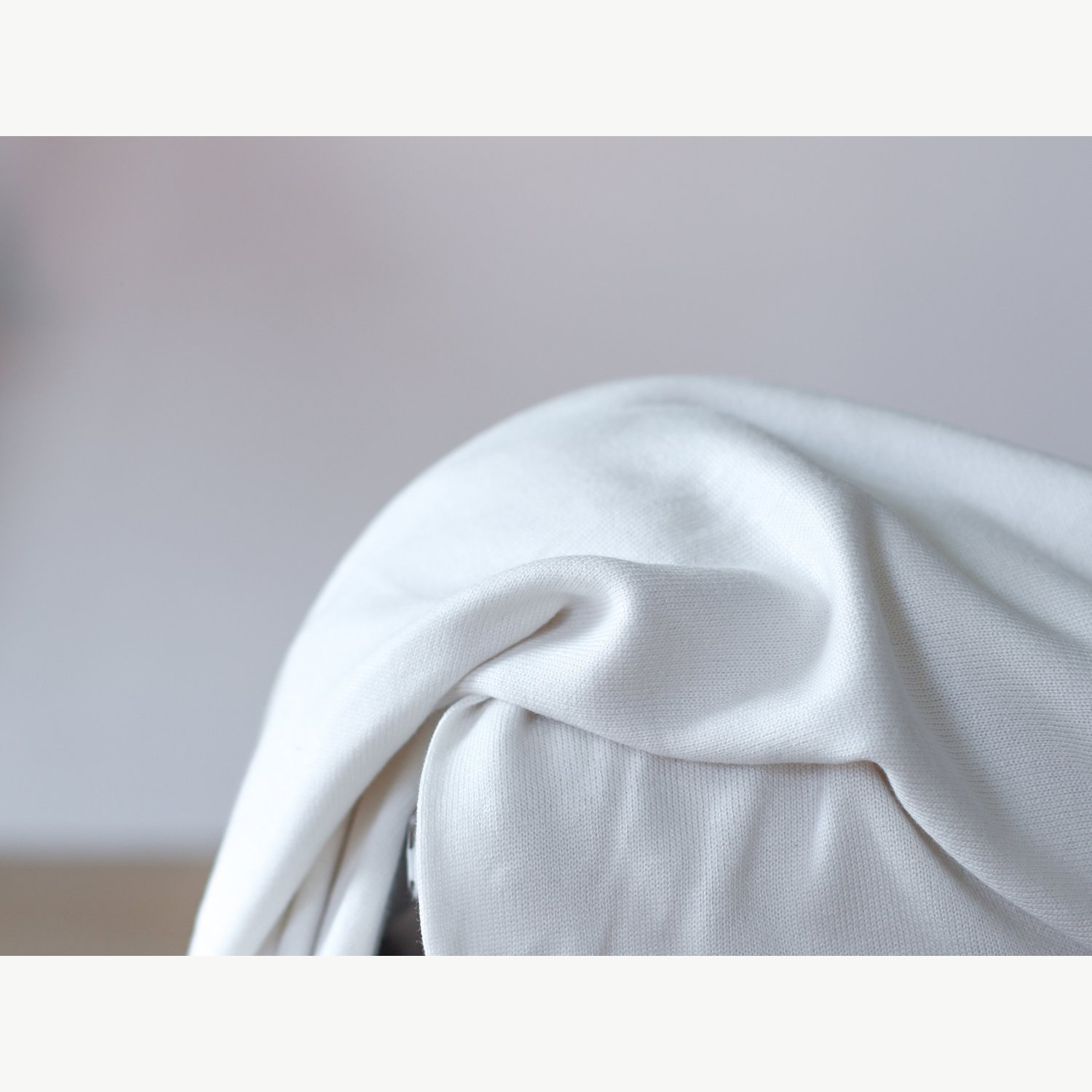 EcoVero Viskose von Knit White Bright - - Lima MeetMILK Soft 